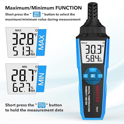 MESTEK Temperature Humidity Meter, High Precision Digital Hygrometer - Image 5