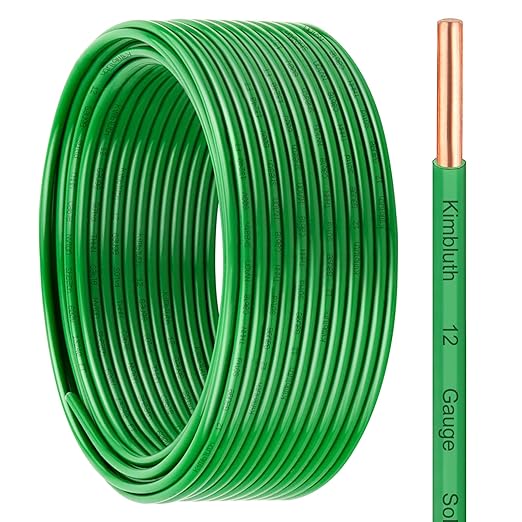 THHN Wire 12 Gauge 50 FT OFC Electrical Wire, 12 AWG Solid Copper Wire Rated up by SimpleandPractical