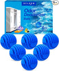 Sneaker Deodorizer Balls Ocean Scent 6 Pack, Odor Eliminator Balls by Xcleen