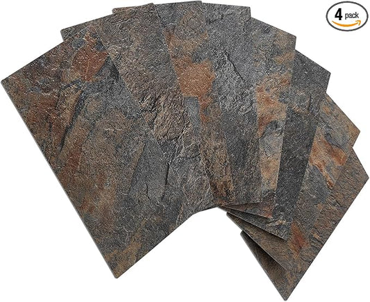 AULIGET Rustic Slate Peel and Stick Backsplash Wall Tile by AULIGET