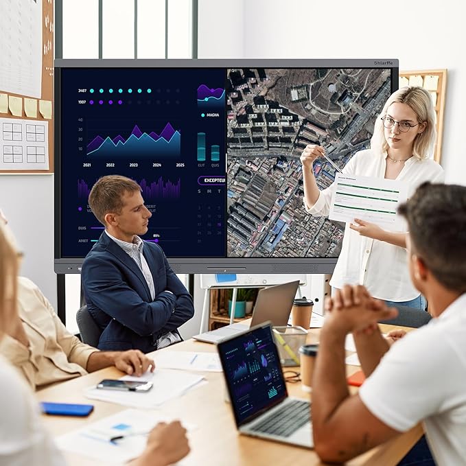 Shiarffe X5 Smart Board 55 Inch 4K Interactive Whiteboard Google EDLA-Certified - Image 4