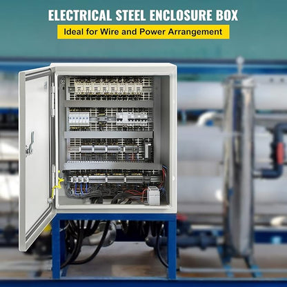 VEVOR NEMA Steel Enclosure, IP66 Waterproof & Dustproof, Outdoor/Indoor - Image 2