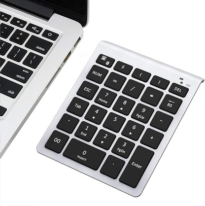 Lekvey Bluetooth Number Pad, 10 Keys Numeric Keypad Portable Wireless Bluetooth by Lekvey