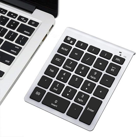 Lekvey Bluetooth Number Pad, 10 Keys Numeric Keypad Portable Wireless Bluetooth by Lekvey