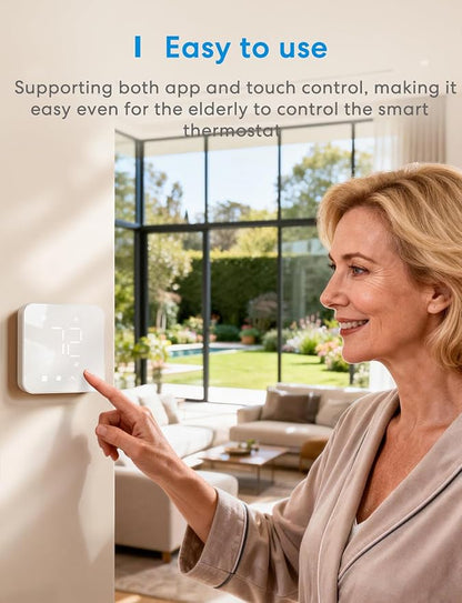 meross Smart Thermostat for Home, WiFi Thermostat Works - Image 8