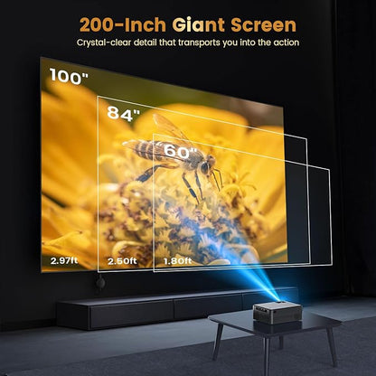 Mini Projector, H5 Portable Video Projector - Image 7