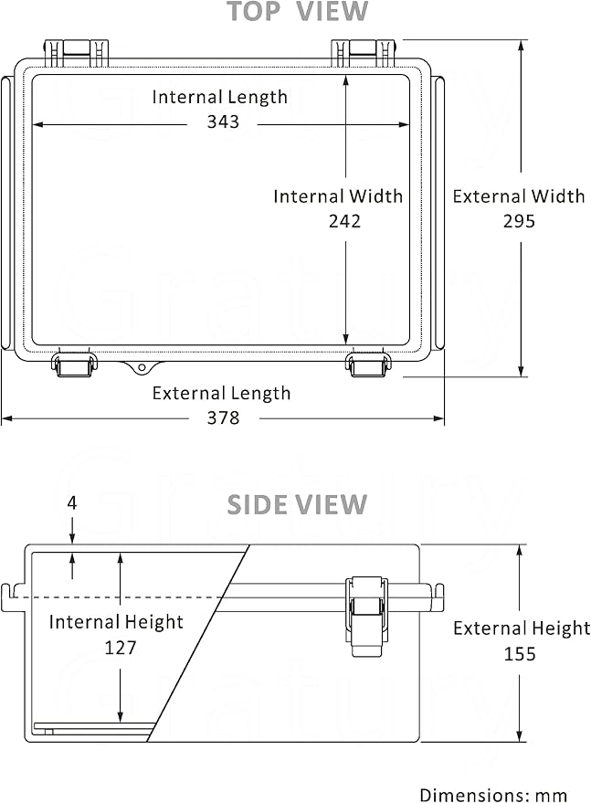Gratury Junction Box, IP67 Waterproof Plastic Enclosure - Image 3