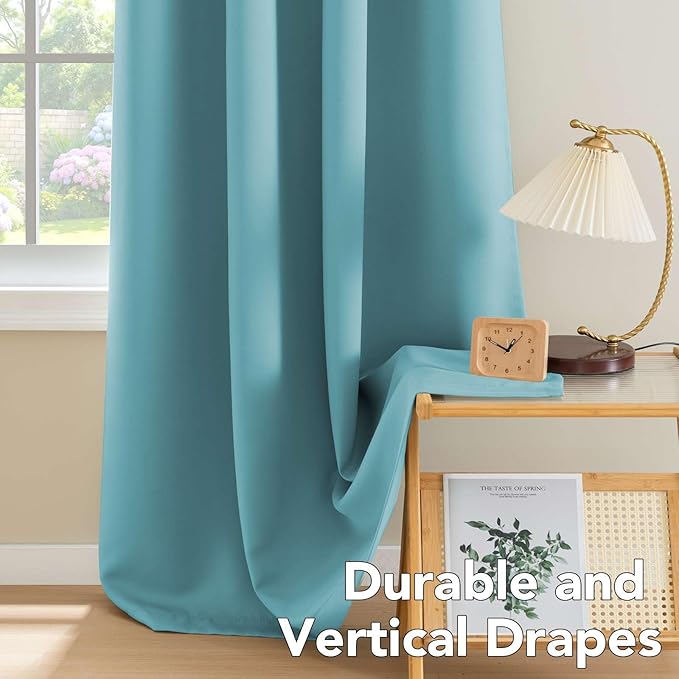 H.VERSAILTEX Blackout Aqua Curtains - Image 8