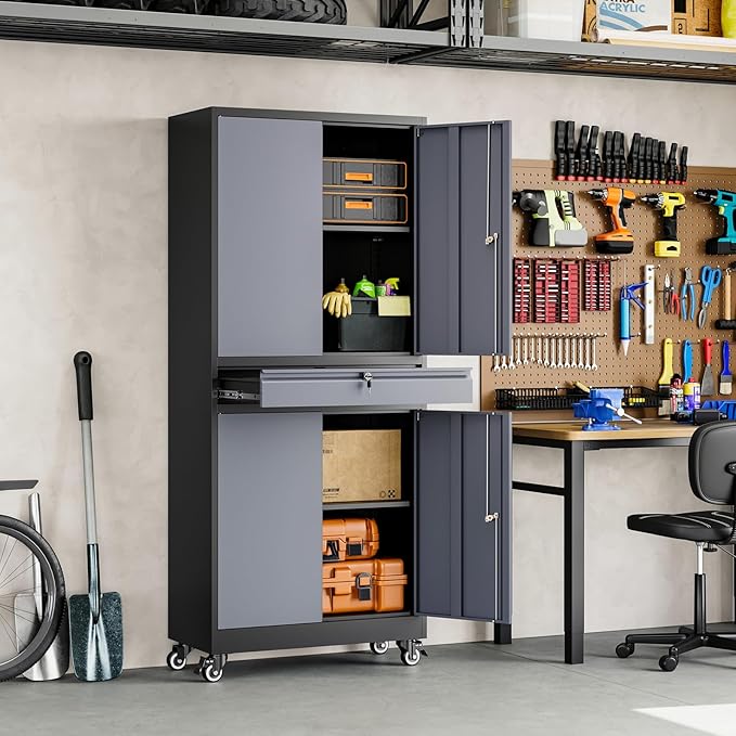 Yizosh Metal Garage Storage Cabinet - Image 6