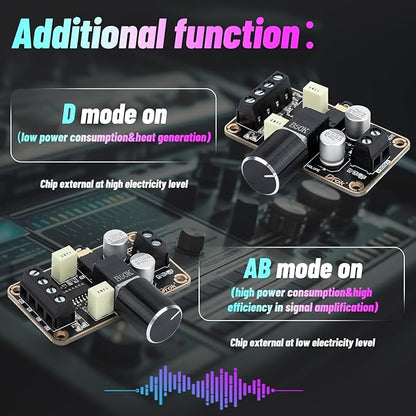 DROK 5W+5W Mini Audio Amplifier Board PAM8406 DC 5V Digital Stereo Power Amp - Image 7