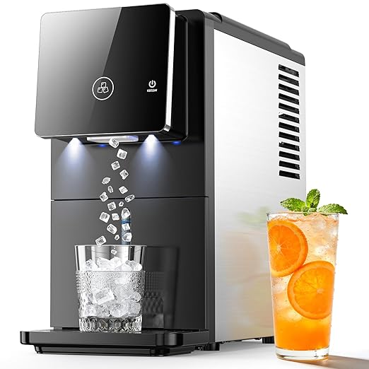 WAA Countertop Nugget Ice Maker, 33 lbs/Day Portable Countertop Ice Machine by waasmallappliancekingdom