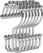 Shower Curtain Hooks, Goowin Shower Curtain Rings, Stainless Steel Shower by Goowin
