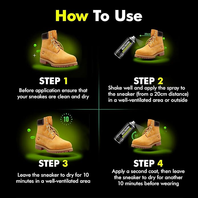 Shoe Protector Spray: Rain Stain Dirt Waterproof Shoe Spray, Nano Protection - Image 4