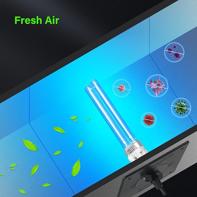 COOSPIDER 9W HVAC UV Light Lamp, Air Purifier - Image 4