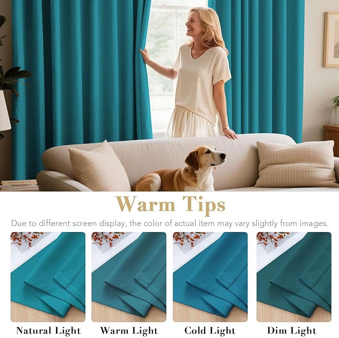H.VERSAILTEX Blackout Room Darkening Window Treatment Curtains, Grommet Drapes - Image 5