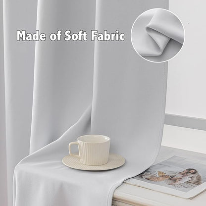 Anytime 100% Blackout Curtain 2 Panels Set, Thermal Insulated Window Drapes - Image 6