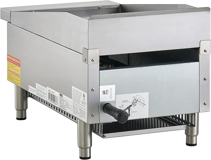 Kratos 15" Wide Commercial Restaurant Gas Countertop Griddle, Thermostatic - Image 3