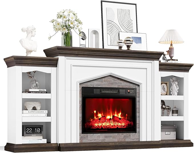 Naice 80" Electric Fireplace by Naice