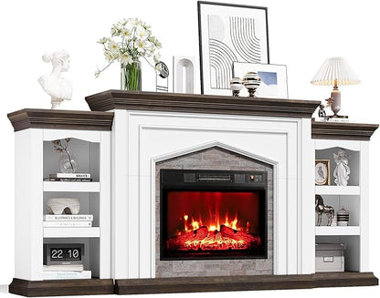 Naice 80" Electric Fireplace by Naice