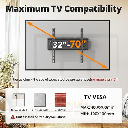 IWORKBOARD 50 55 65 inch Full Motion TV Wall Mount - Image 3