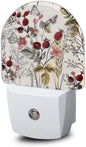 YESPOAK Night Light, Vintage Flower Butterfly Night Lights Plug Into Wall by YESPOAK