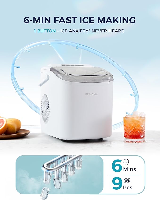 EUHOMY Countertop Ice Maker Machine - Image 3