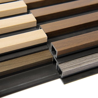 Art3d 4-Pack 6 x 6 Inch WPC Wood Slat Wall Panel - Image 5