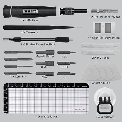 STREBITO Precision Screwdriver Set 153 in 1 Small Screwdriver Set - Image 7
