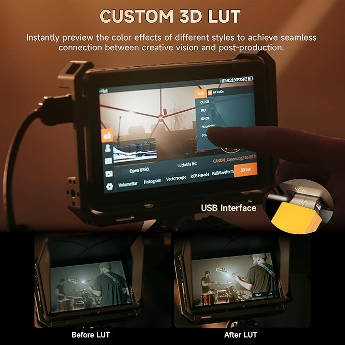 VILTROX DC-X3 2000 Nits SDI Camera Field Monitor Kit - Image 6