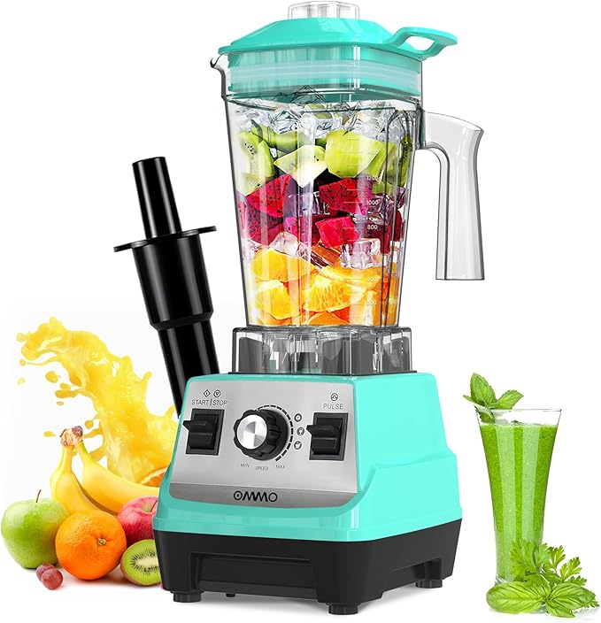 OMMO Blender 1800W, Professional High Speed Countertop Blender by OMMO