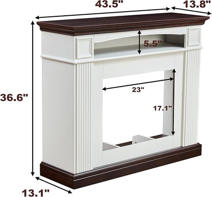 43 Inch Electric Fireplace, - Image 3