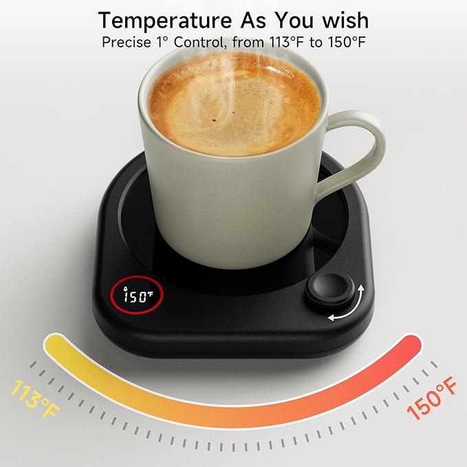 Coffee Mug Warmer for Desk, Electric Cup Heater for Tea Milk Beverages - Image 3