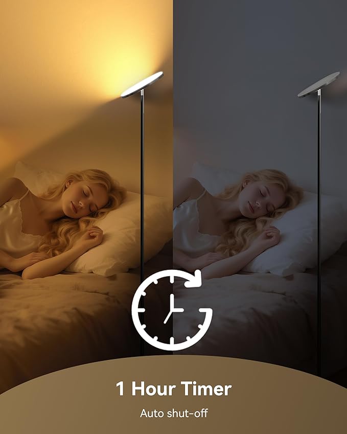 JOOFO LED Floor Lamp – Super Bright Torchiere - Image 8