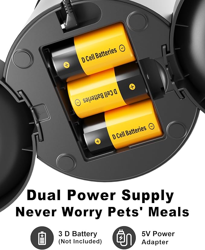 Automatic Cat Feeder for 2 Cats, Dry Food Dispenser - Image 8