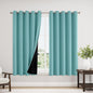 ChrisDowa 100% Blackout Curtains 63 inch Long by ChrisDowa