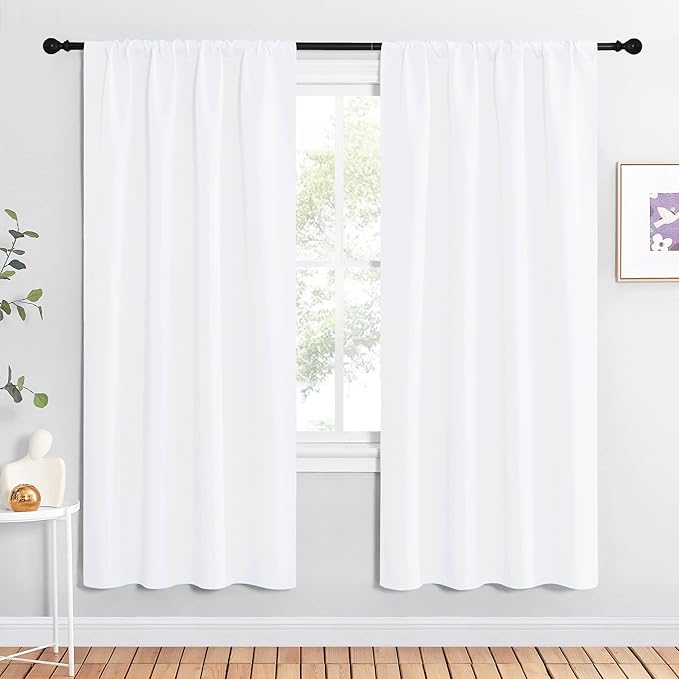NICETOWN 50% Light Blocking Kitchen Curtains by NICETOWN