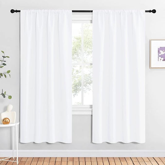 NICETOWN 50% Light Blocking Kitchen Curtains by NICETOWN