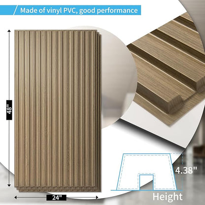 Art3d 12-Pack Slat Design 3D Wall Panels - Image 4