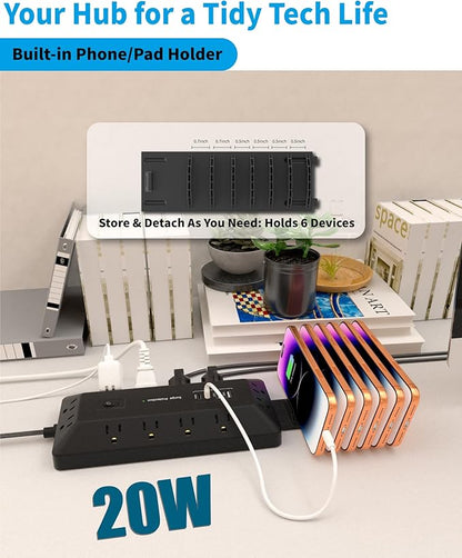 Inhwatek Surge Protector Power Strip - Image 4