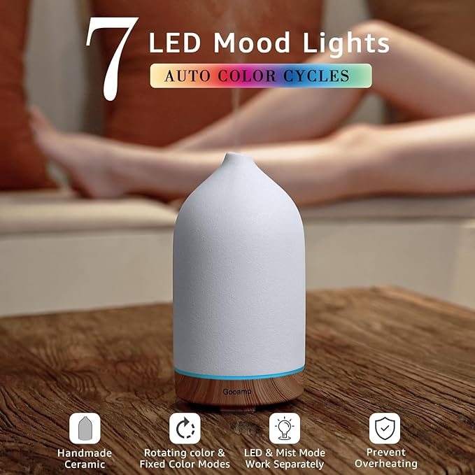 200ML Ceramic Essential Oil Diffuser - Image 2
