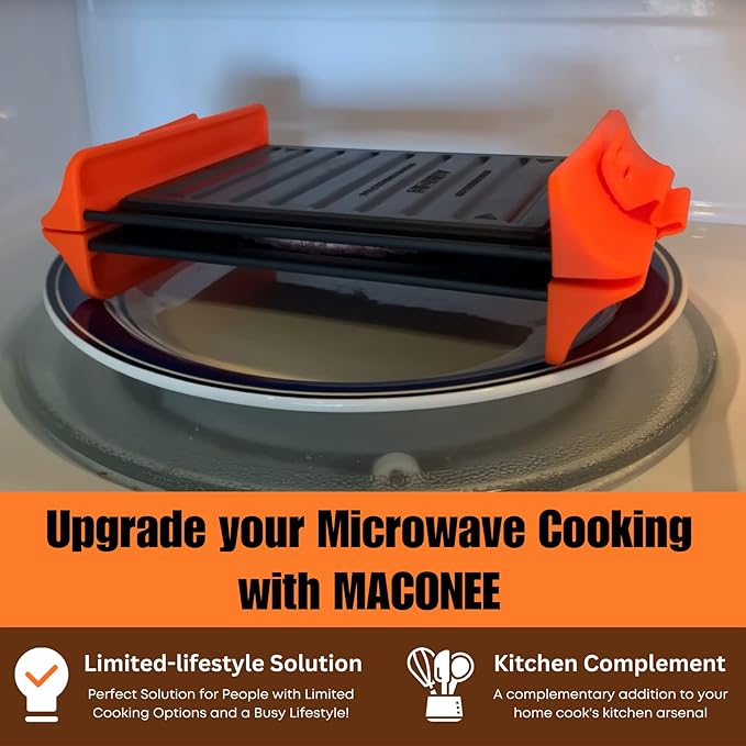 Maconee Microwave Sandwich maker | Microwave Grill Cheese Maker | Microwave - Image 7