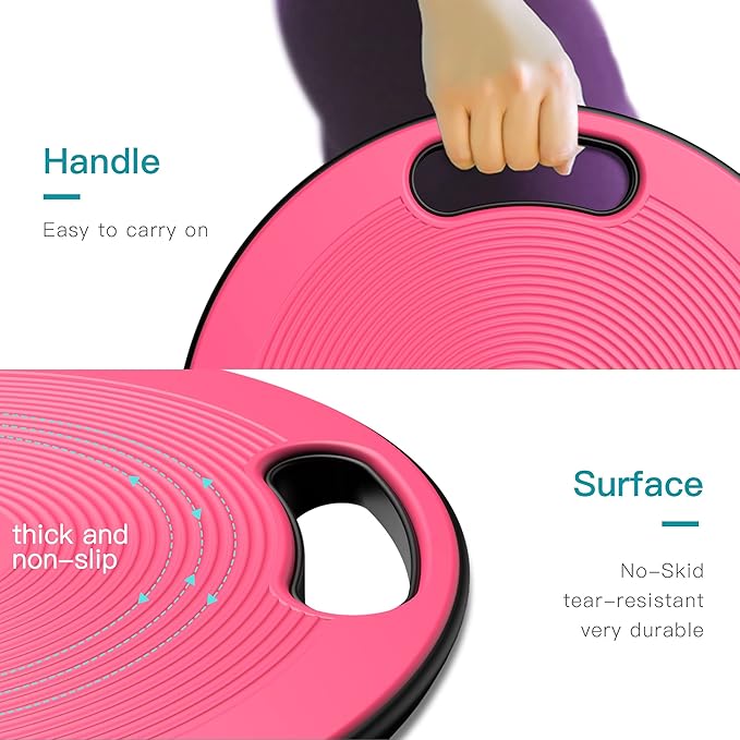 EVERYMILE Wobble Balance Board, Exercise Balance Stability Trainer Portable - Image 2