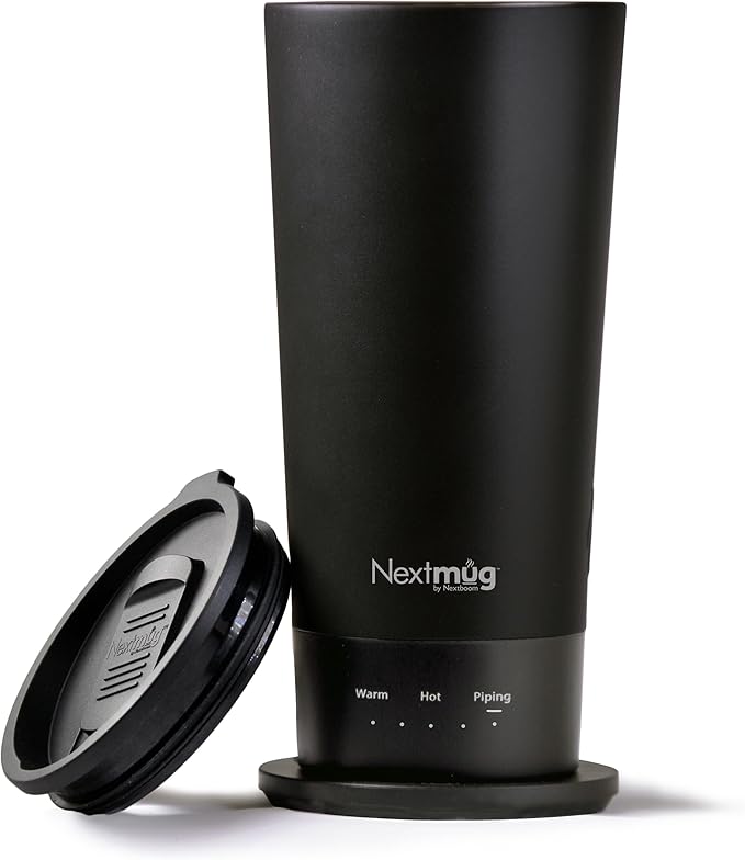 Nextmug Go - Temperature-Controlled, Self-Heating Travel Mug by NextmugbyNextboom