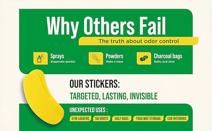 Natural Shoe Deodorant Stickers, Odor Remover Patches - Image 9