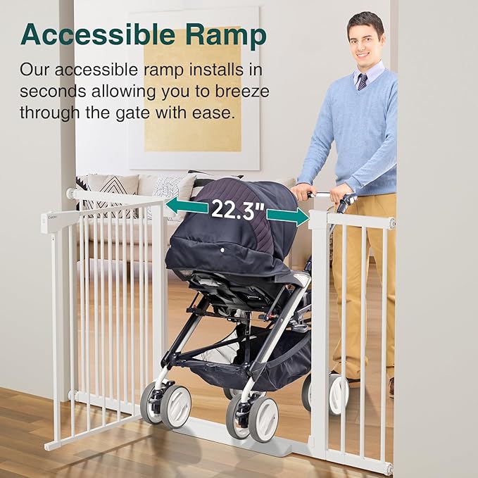 Cumbor 29.7-54.2" Wide Baby Gate - Image 5