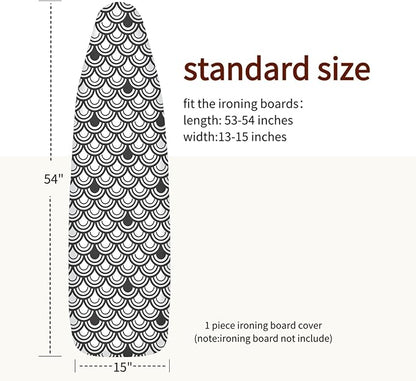 Bumkimue Ironing Board Cover and Pad, Standard Size 15x54 Inches, Heavy Duty - Image 2