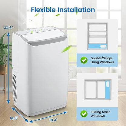 Portable Air Conditioners 12000 BTU, Remote Control AC - Image 4