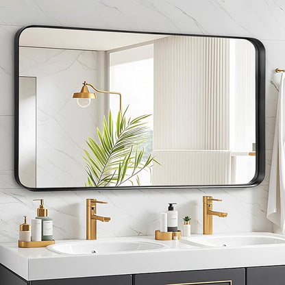 Fabuday Bathroom Mirror with Black Frame by Fabuday