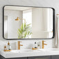 Fabuday Bathroom Mirror with Black Frame by Fabuday