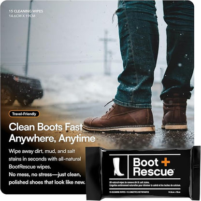Boot Rescue cleaning wipes for leather and suede boots - Image 3